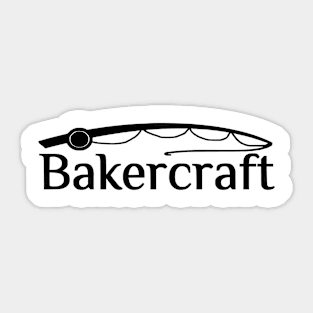 Bakercraft Black Sticker